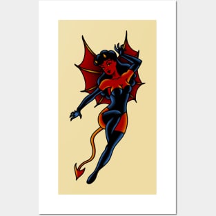 Flying Demoness Posters and Art